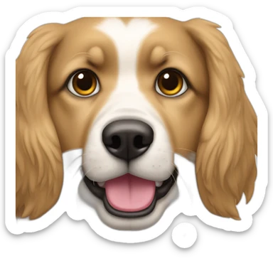 Chien qui fait le poirié sticker