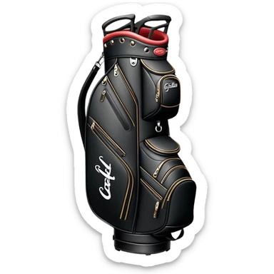 Titleist golf bag sticker