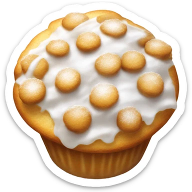 piring vanilla Muffin  sticker