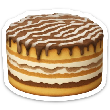 Tiramisu cake sticker