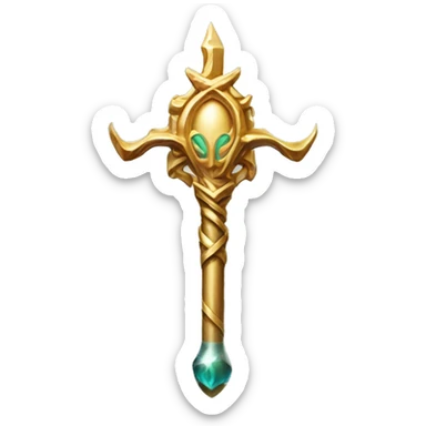 Technomancy Aether-Holy Wand (Supra-Technomancy Righteousness) x 6447898873e56087. sticker