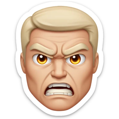 Angry motivation  sticker