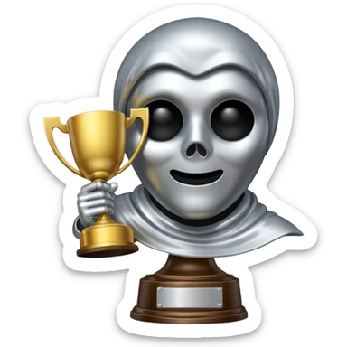 trofeu ghostface sticker