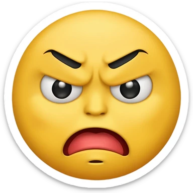 Yellow emoji that has a stank face sticker