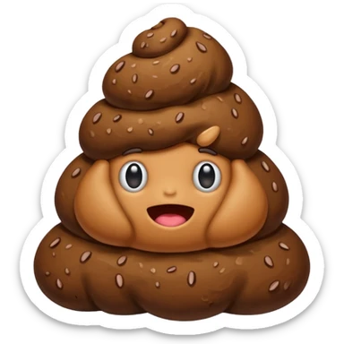 Caca popo sticker