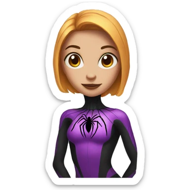 spider girl sticker