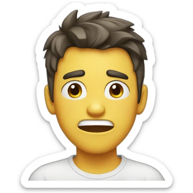 Happy Angry Boy sticker