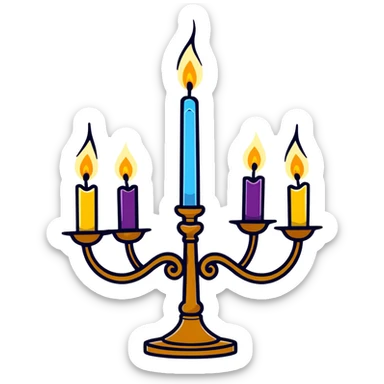Lumiere the candelabra from Beauty and the Beast sticker