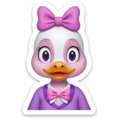 daisy duck sticker