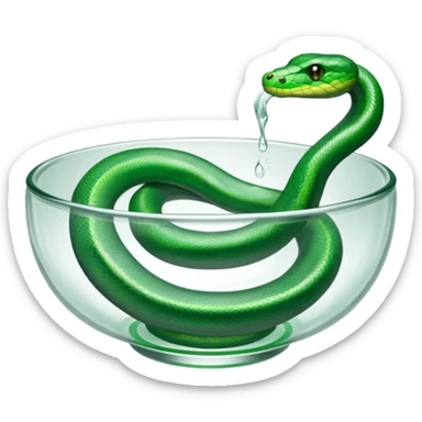 Bowl of hygieia  sticker