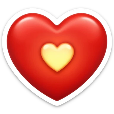 Corazon muy brillante sticker