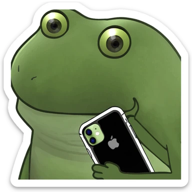 iPhone with case beige  sticker