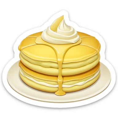 Chinese durian pancake, yellow pastry with cream filling sticker