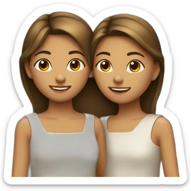 Deux-filles-qui-s’embrassent sticker