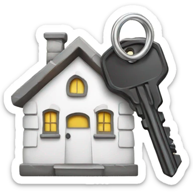 house keys sticker