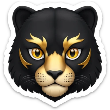 Panthère noire sticker