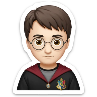 make harry potter have a tshirt underneath his robes that says “sinclair” sticker