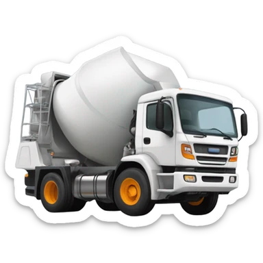 concrete mixer truck  sticker