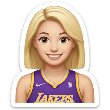 los angeles lakers her sticker