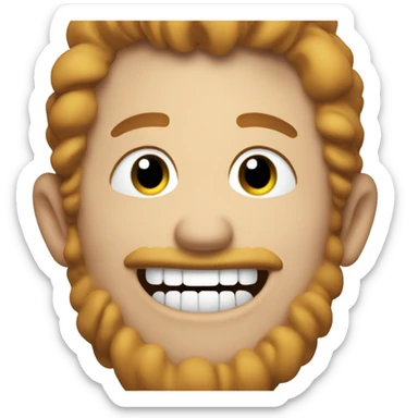 hillbilly smile with very few teeth sticker