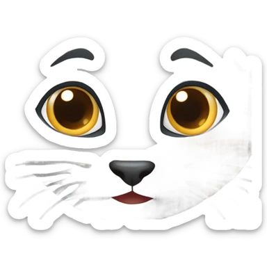 Grey tiger cat and Brown tiger cat together sticker