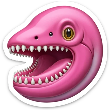 lamprey mouth  sticker
