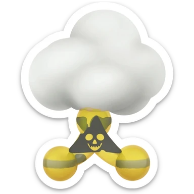 toxic smoke sticker