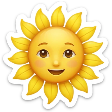Sunshine sticker