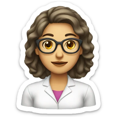 Mujer quimica sticker