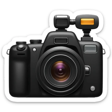 silueta camara fotos sticker