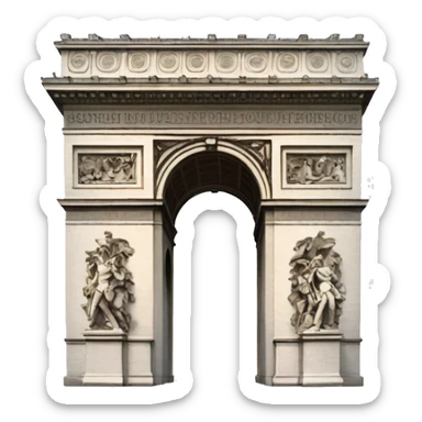 arc de triomphe sticker