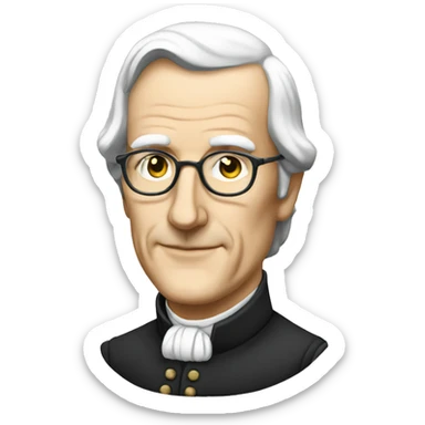 Create Adam Smith, famous economist emoji. sticker