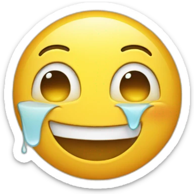 laughing and crying sticker