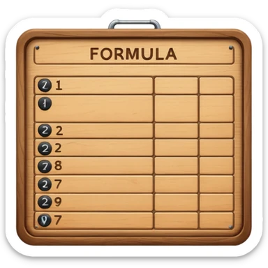 Formula Board sticker