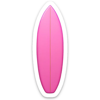 pink surfboard sticker