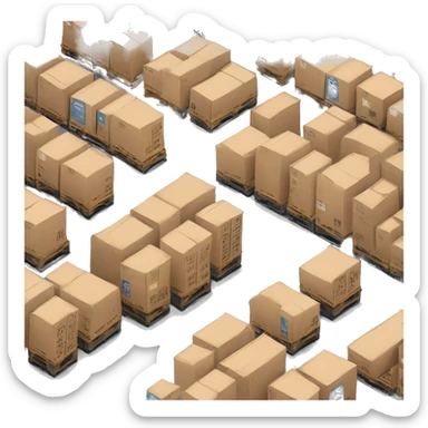 logistics company sticker