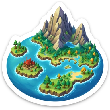 rpg world map sticker