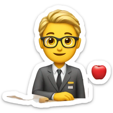 teacher desk sticker