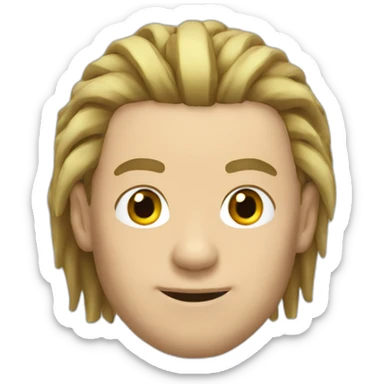 Zinedine Zidane with hair sticker