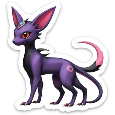 Salandit-Noivern-Umbreon-Espeon-Hybrid (Full body) sticker