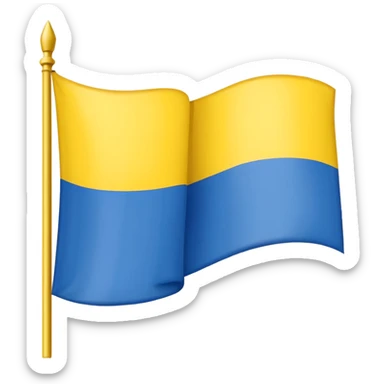 Uma bandeira de país tipo da Ucrânia mais em vez do azul coloca preto sticker