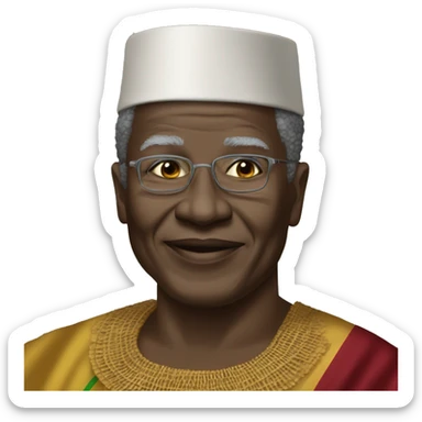 Assimi Goïta président of Mali sticker