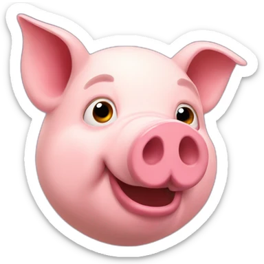 animatronic pig sticker