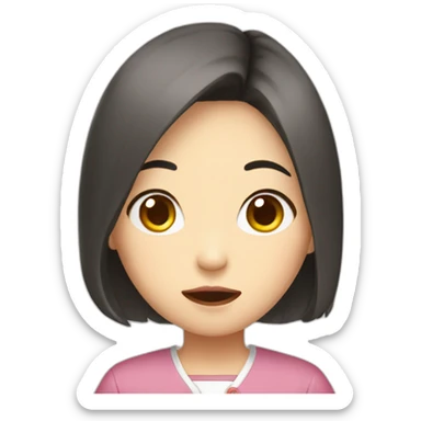 hungry taiwanese girl sticker