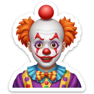 Payaso mal vestido sticker
