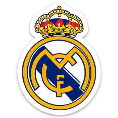  felizidad Escudo Real Madrid sticker