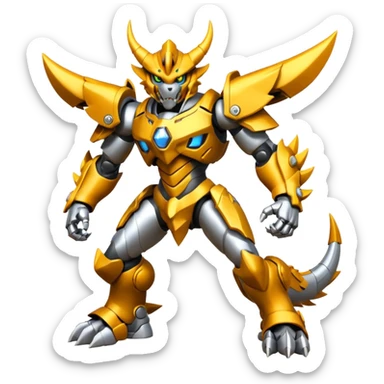 Wargreymon sticker