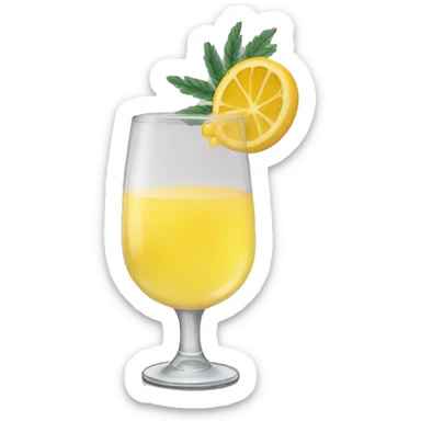 Sad mimosa drink sticker