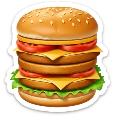 Spicy stacked chicken sandwich sticker