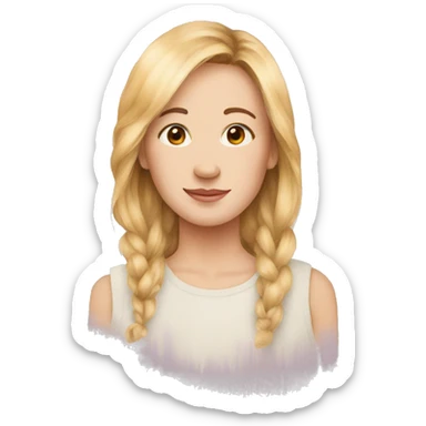 Watercolor painting  sticker